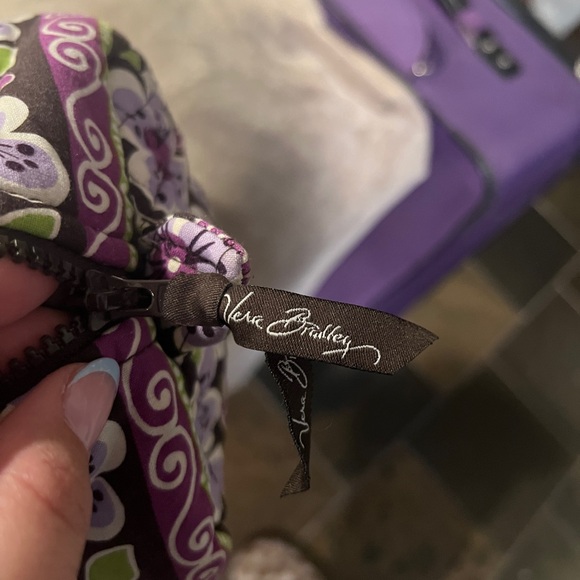 Vera Bradley Medium Plum Petal Tote - Picture 2 of 4